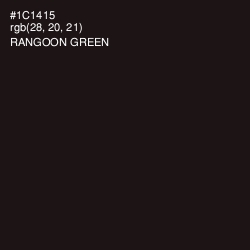 #1C1415 - Rangoon Green Color Image